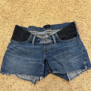 J.Crew maternity jean shorts